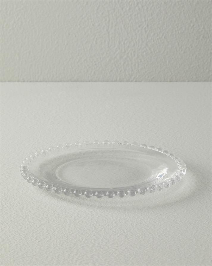 Miny Cam Pasta Tabağı Şeffaf