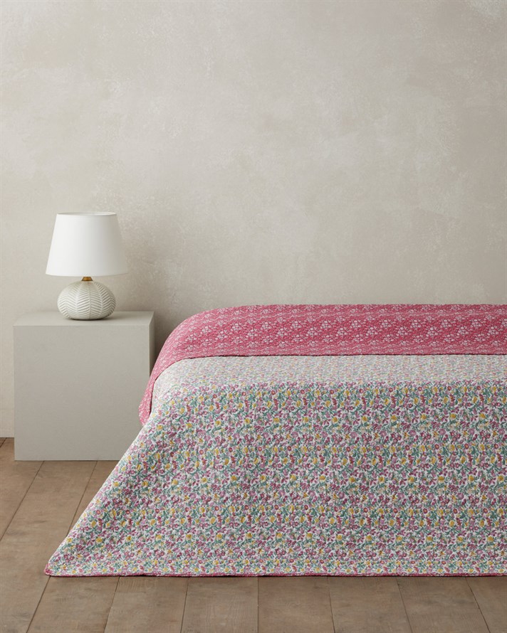 Mira Blush King Size Çok Amaçlı Örtü 220x240 cm Fuşya