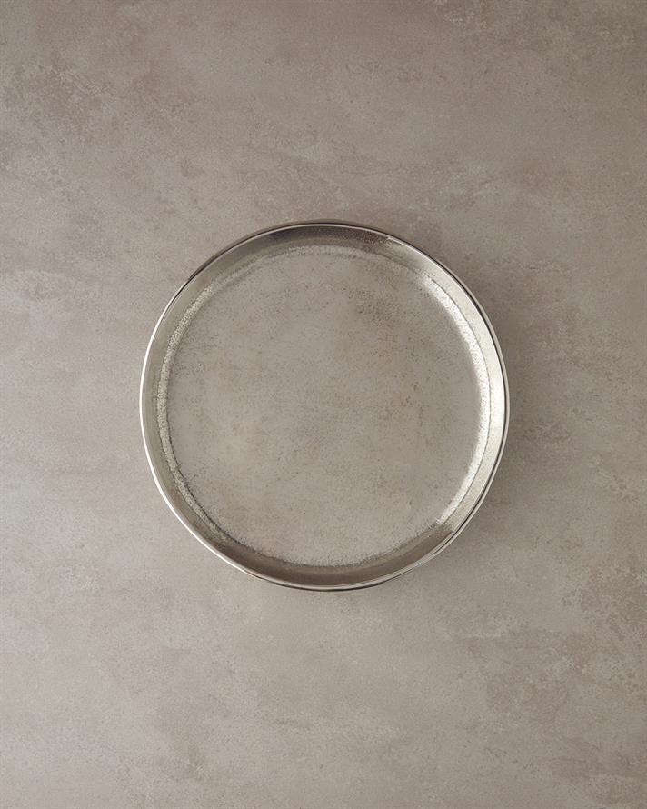 Mirrory Dekoratif Tabak Silver