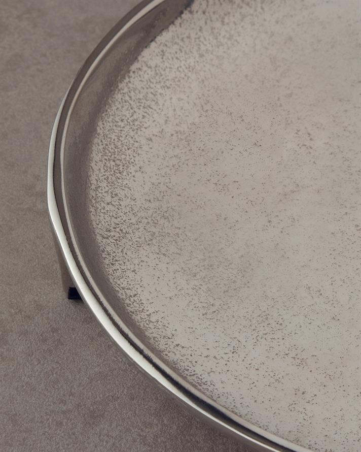 Mirrory Dekoratif Tabak Silver
