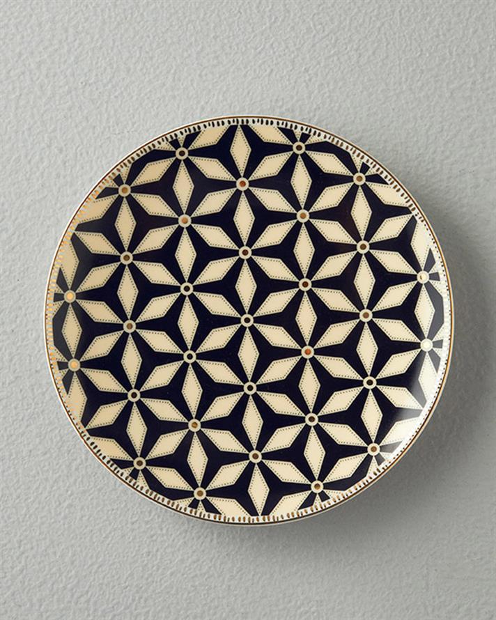 Modern Sense Bone Porselen Pasta Tabağı 20 cm Siyah