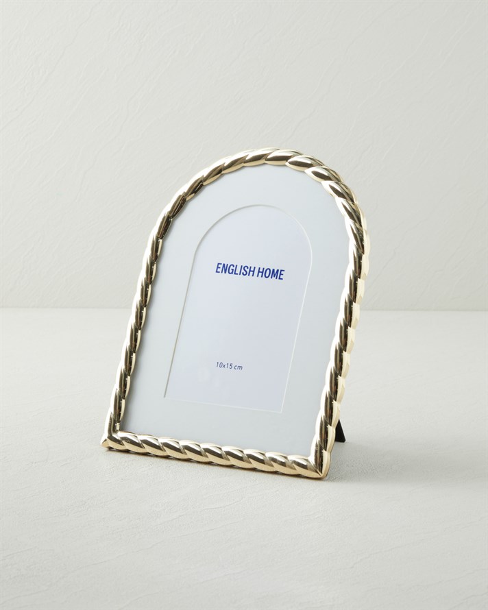 Nilda Metal Çerçeve 10x15 cm Gold