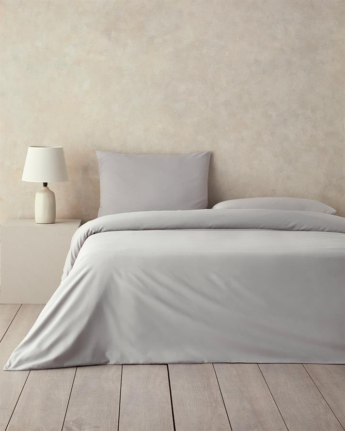 Nova Premium Soft Cotton Çift Kişilik Nevresim Takımı Gri