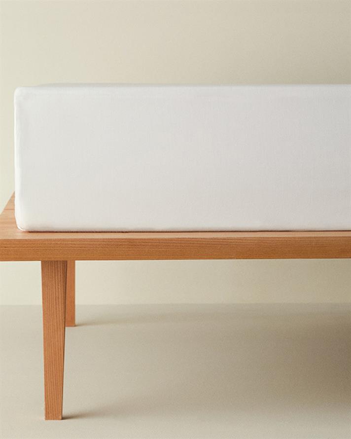 Novella Premium Soft Cotton Çift Kişilik Çarşaf Beyaz