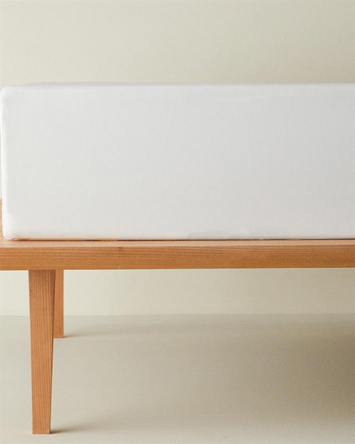 Novella Premium Soft Cotton Tek Kişilik Lastikli Çarşaf Beyaz
