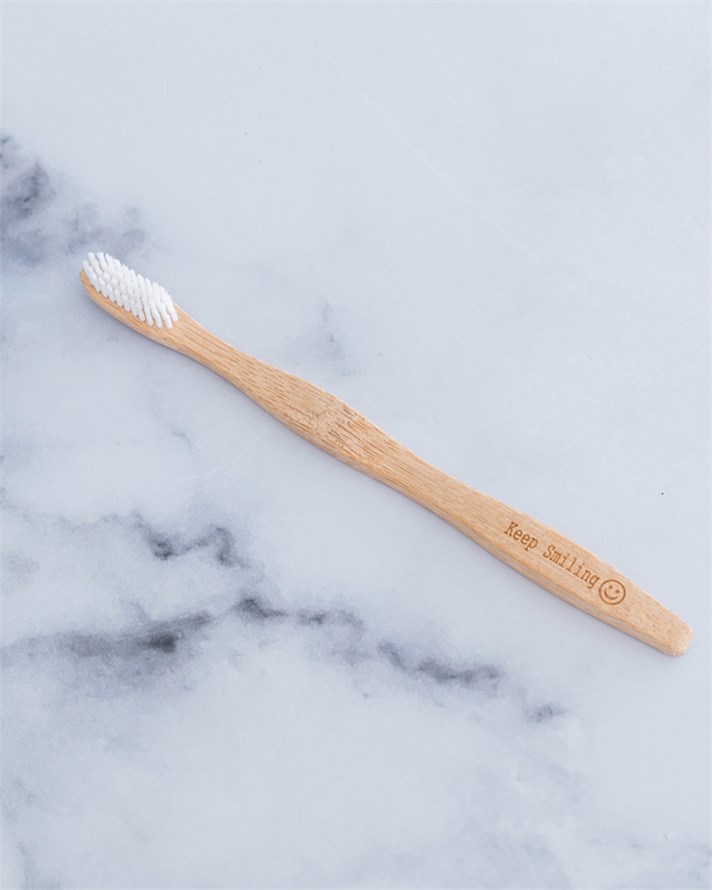 Panboo Bambu Diş Fırçası 20,0x2,0x2,5 cm Beyaz