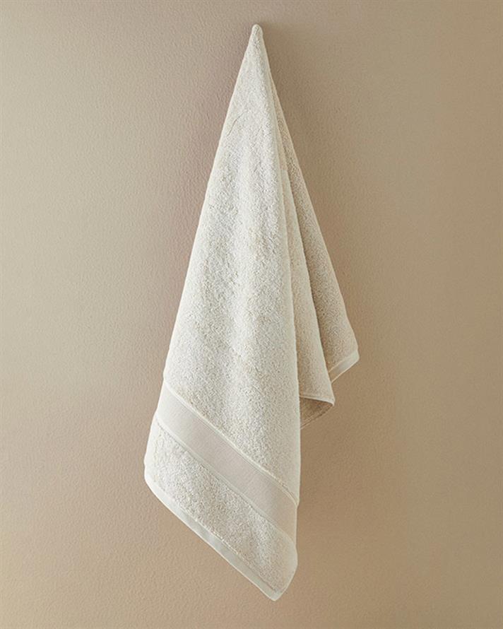 Poffy Soft-Premium Pamuklu Banyo Havlusu 70x140 cm Bej