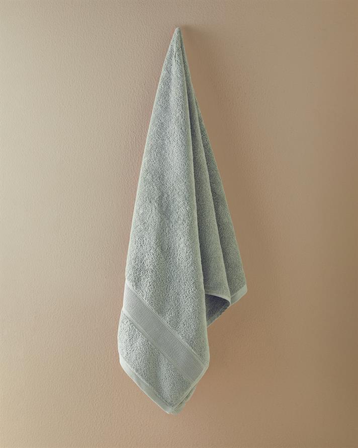 Poffy Soft-Premium Pamuklu Banyo Havlusu 70x140 cm Su Yeşili
