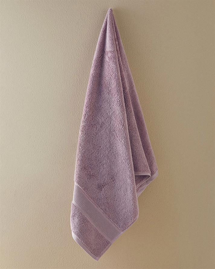 Poffy Soft-Premium Pamuklu Banyo Havlusu 70x140 cm Lila