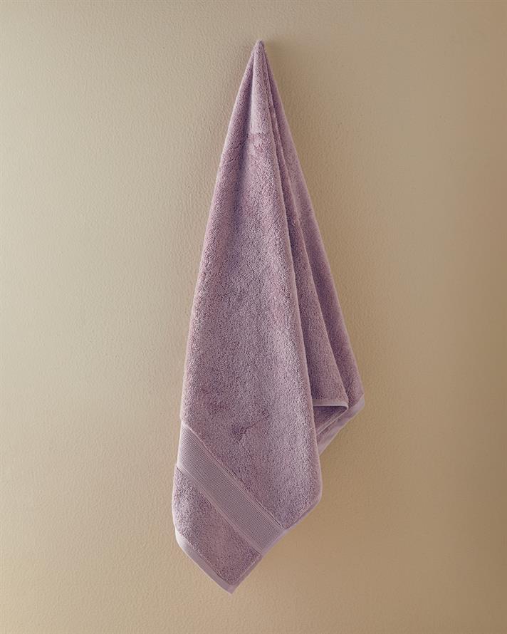 Poffy Soft-Premium Pamuklu Banyo Havlusu 70x140 cm Lila