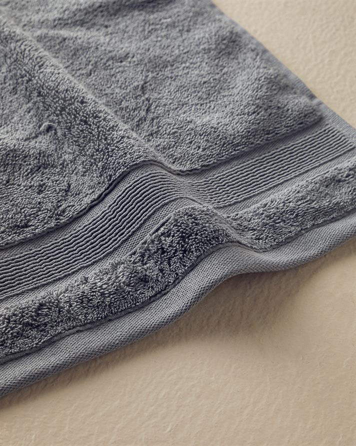 Poffy Soft-Premium Pamuklu El Havlusu 30x45 cm Koyu Gri