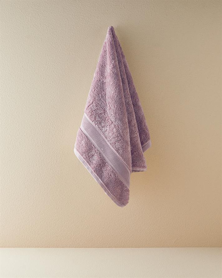 Poffy Soft-Premium Pamuklu Yüz Havlusu 50x80 cm Lila