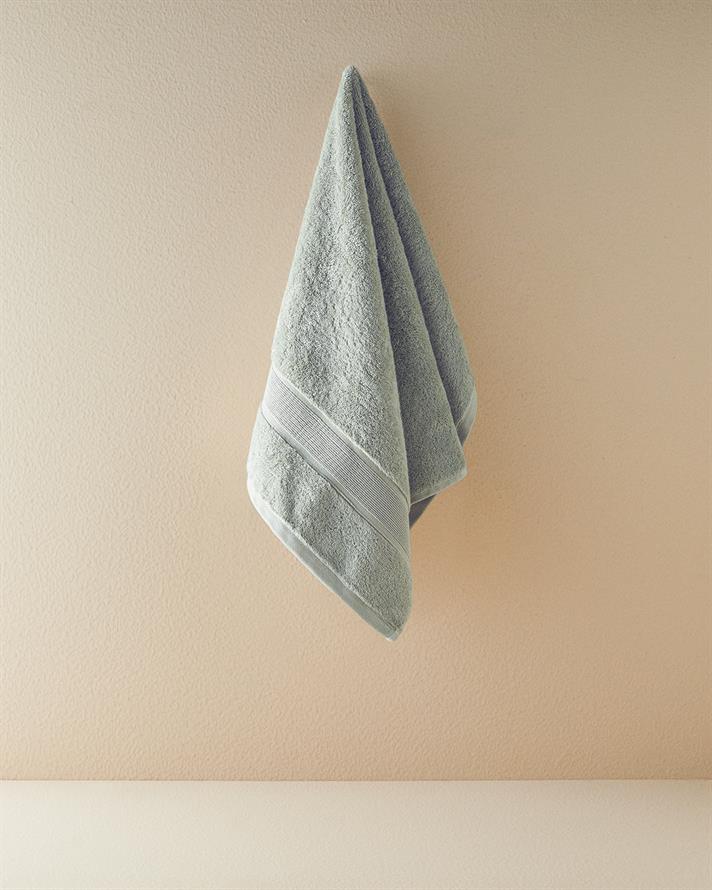 Poffy Soft-Premium Pamuklu Yüz Havlusu 50x80 cm Su Yeşili