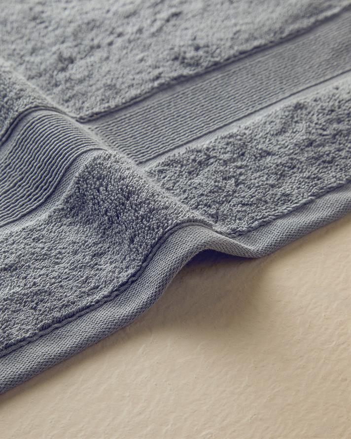 Poffy Soft-Premium Pamuklu Yüz Havlusu 50x80 cm Koyu Gri