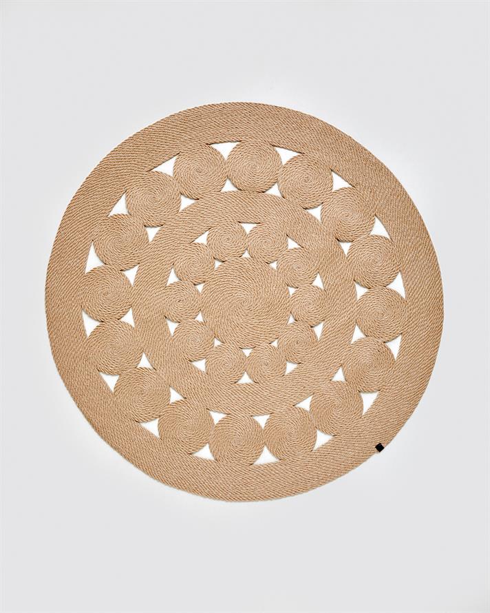 Posy Dekoratif Jüt Kilim Naturel
