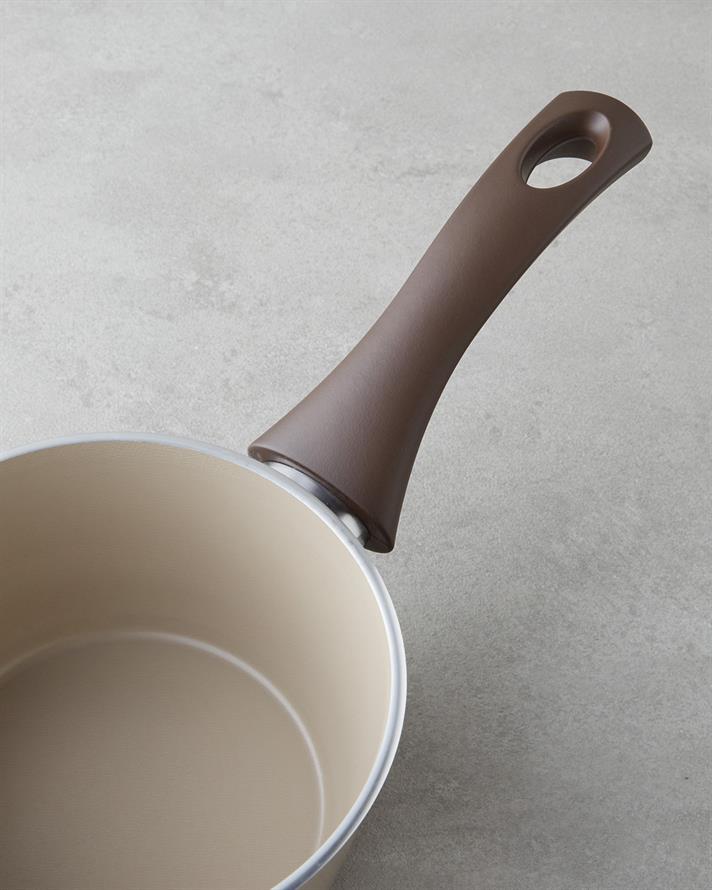 Pretty Premium Sos Tenceresi 14 cm Mocha