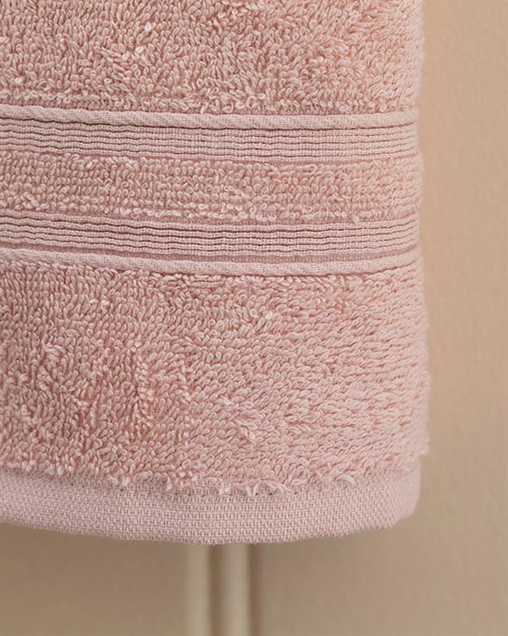 Pure Basic Pamuklu Yüz Havlusu 50x90 cm Açık Pembe