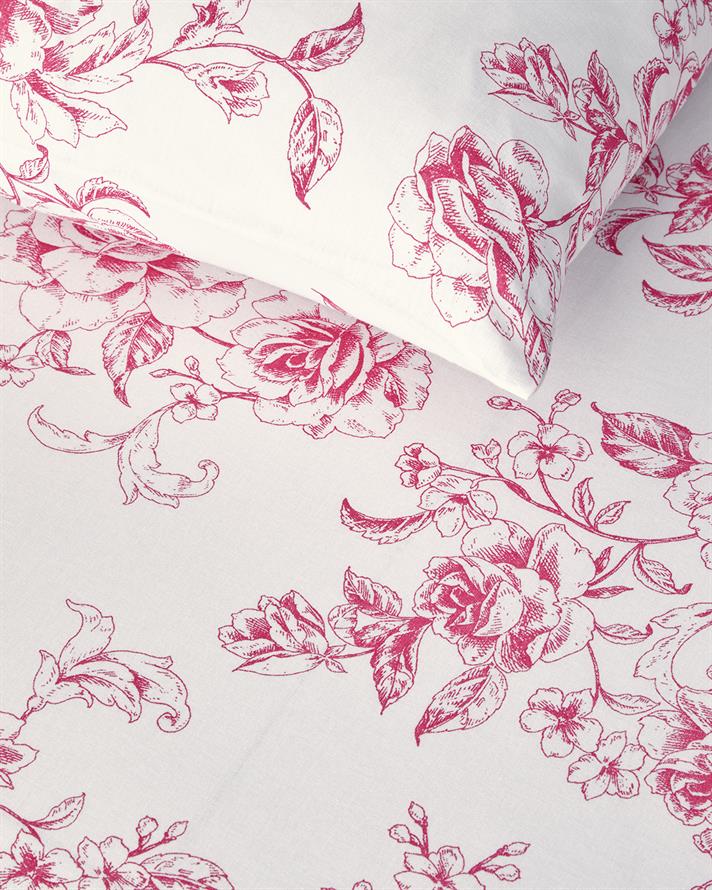 Rosey Violen King Size Nevresim Takımı Pembe