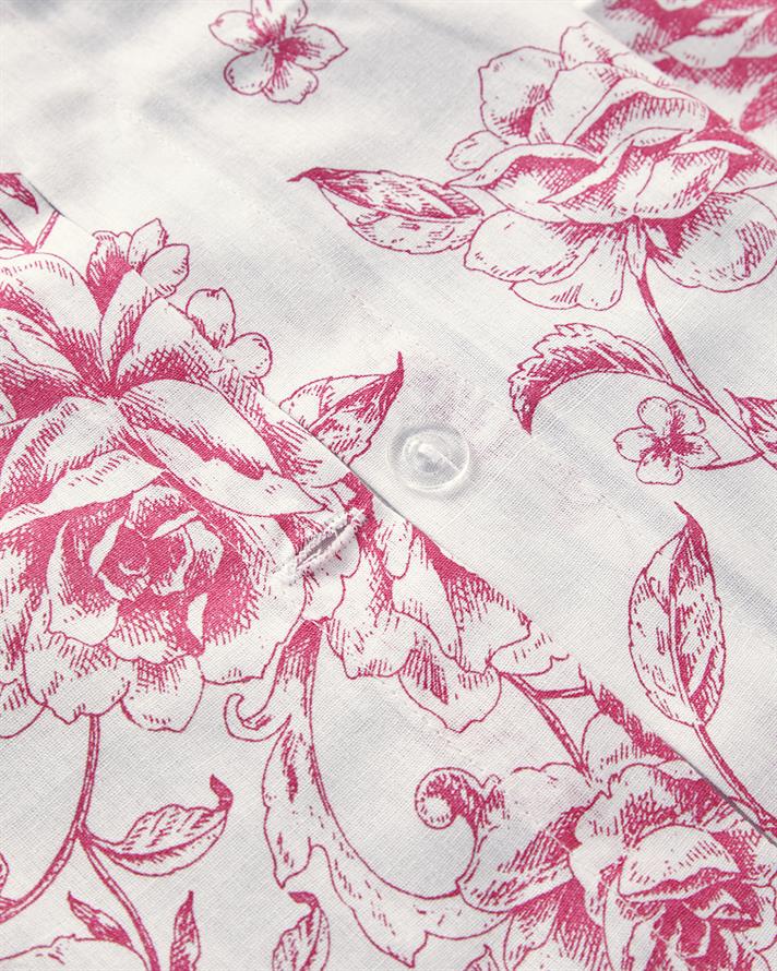 Rosey Violen King Size Nevresim Takımı Pembe