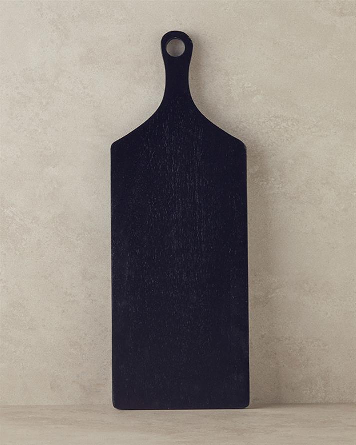 Simple Black Akasya Kesme Tahtası Siyah