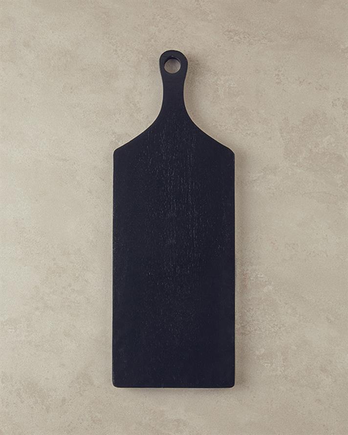 Simple Black Akasya Kesme Tahtası Siyah