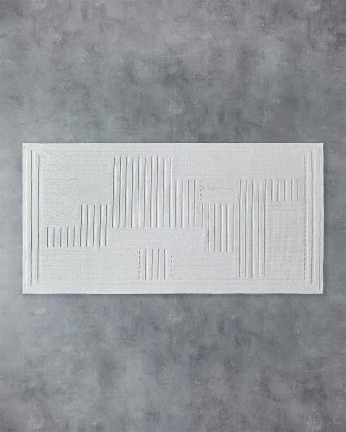 Sonnie Pamuklu Bukle Kilim Krem