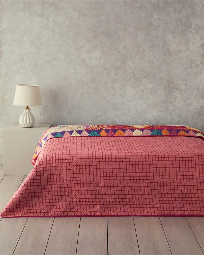 Summer Dreams Tek Kişilik Çok Amaçlı Örtü Pembe