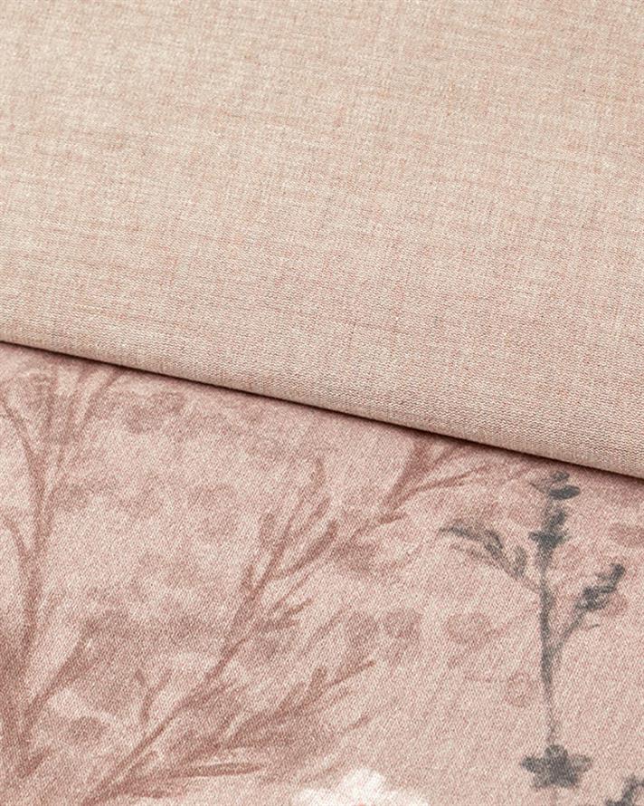 Sweet Spring Dijital Baskılı Soft Cotton Çift Kişilik Nevresim Takımı Gül Kurusu