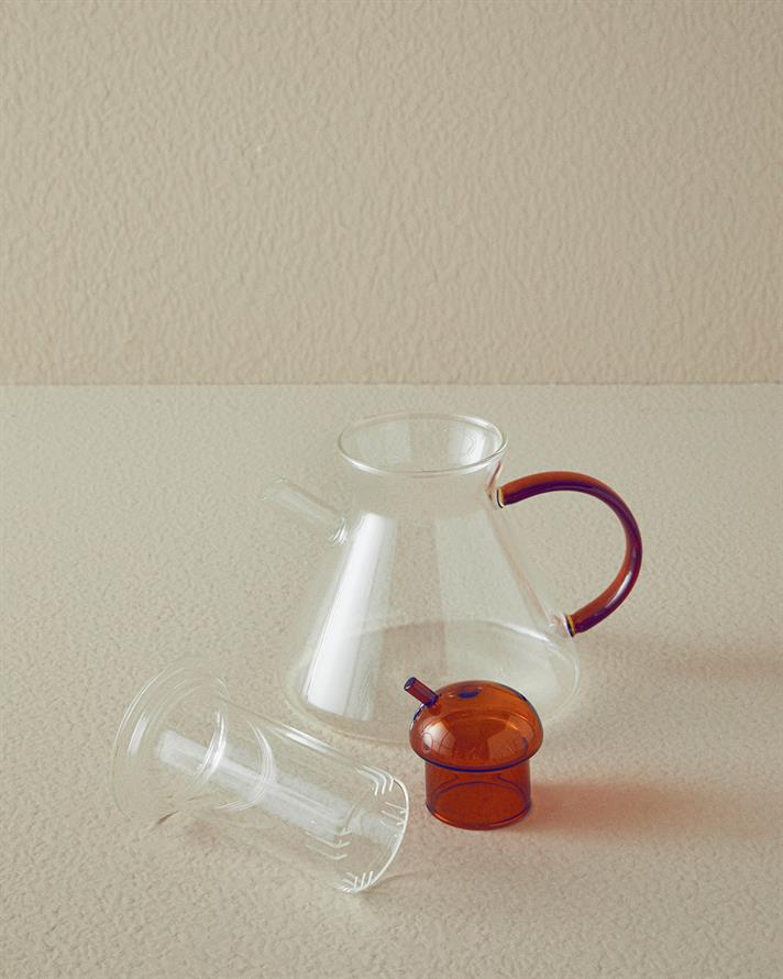Tasty Borosilikat Demlik 520 ml Amber
