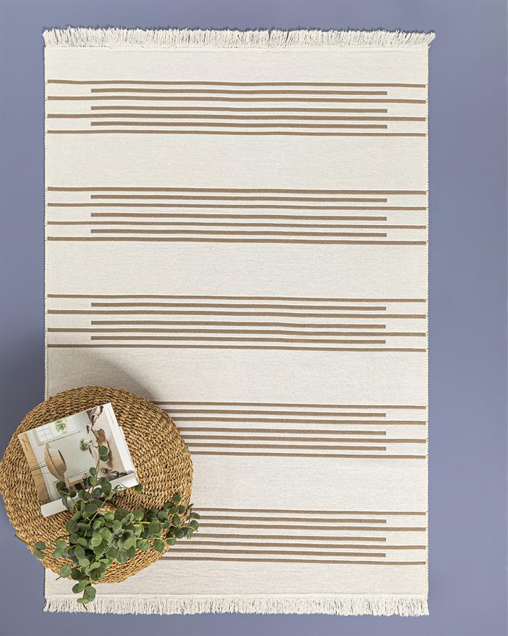 Trendy Puedo Dokuma Kilim Krem - Bej