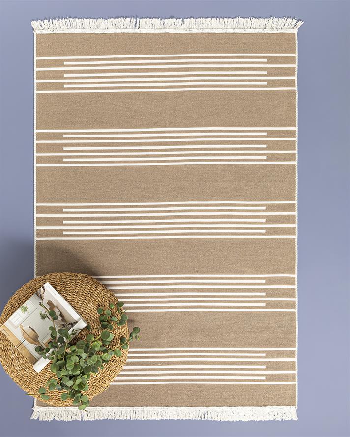 Trendy Puedo Dokuma Kilim Krem - Bej