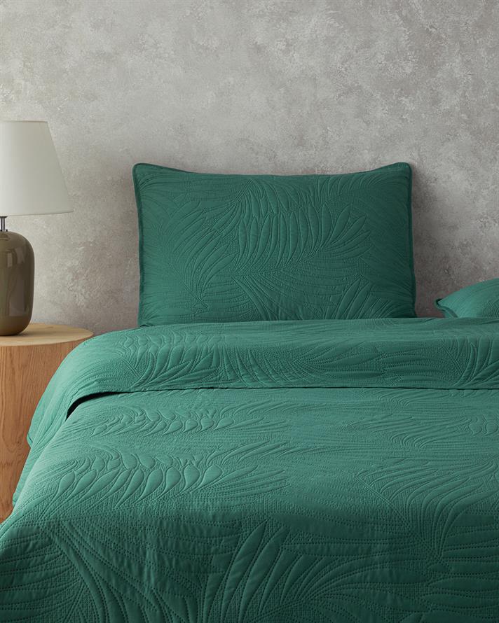 Tropic King Size Yatak Örtüsü Takımı Yeşil