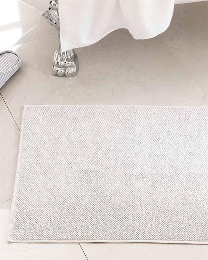 Vanity Pirinç Ayak Havlusu 50x70 cm Açık Gri