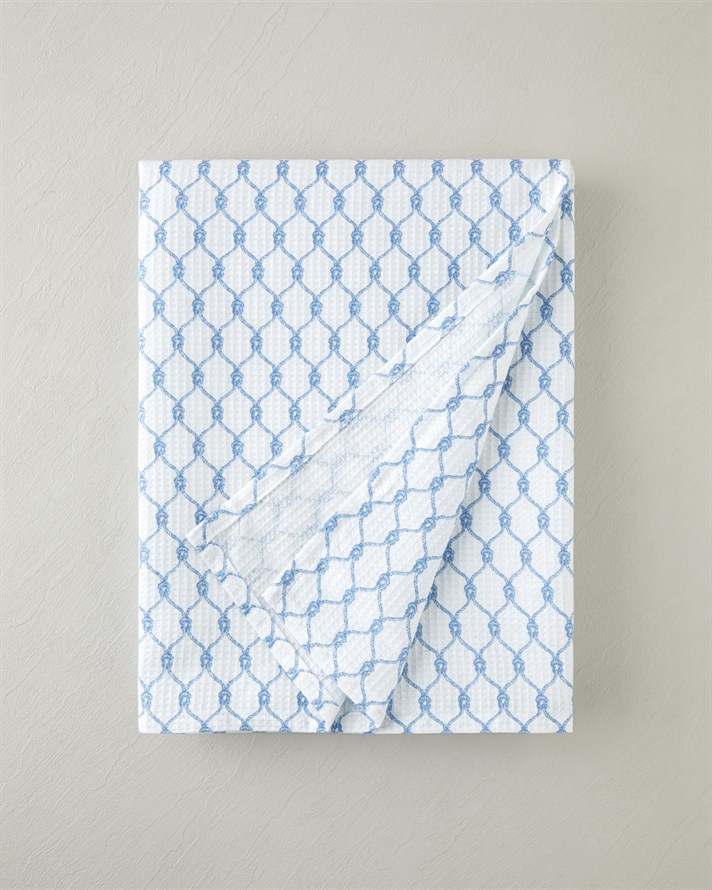Velma Tek Kişilik Pike 150x220 cm Mavi