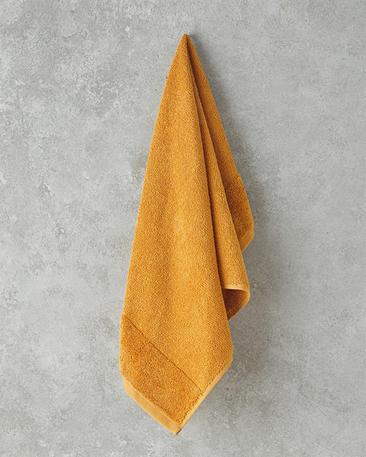 Velvet Touch Pamuklu Yüz Havlusu 50x80 cm Sarı