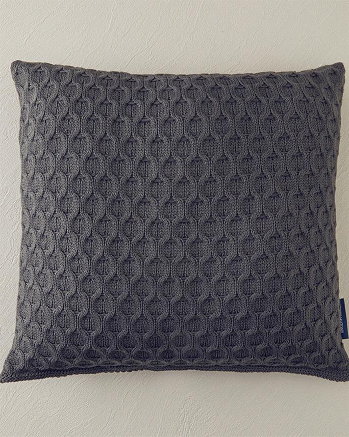 Velvety Triko Kırlent Kılıfı Antrasit