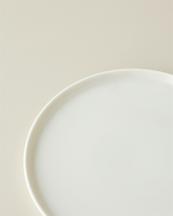 Verona Porselen Pasta Tabağı 21 cm Beyaz