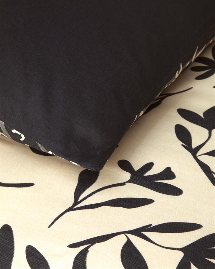 Vinette Dijital Baskılı Soft Cotton King Size Nevresim Seti Bej