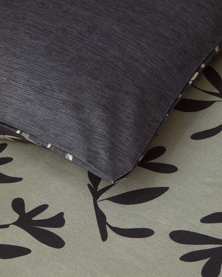 Vinette Dijital Baskılı Soft Cotton King Size Nevresim Seti Yeşil