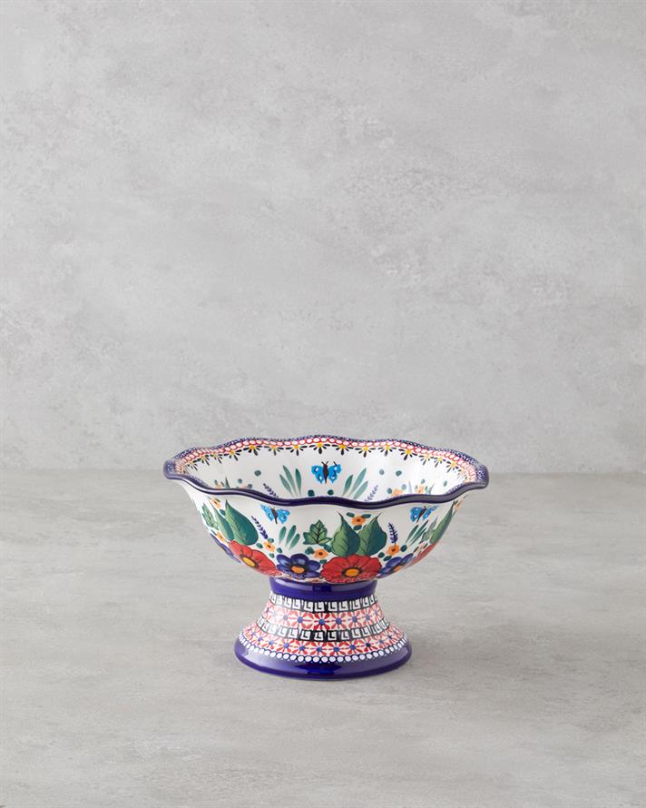Whimsy Stoneware Sunumluk 23x23x14 cm Renkli