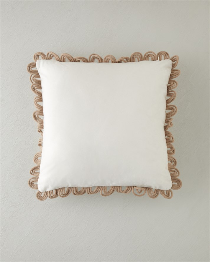 Zuma Kırlent Kılıfı 45x45 cm Bej