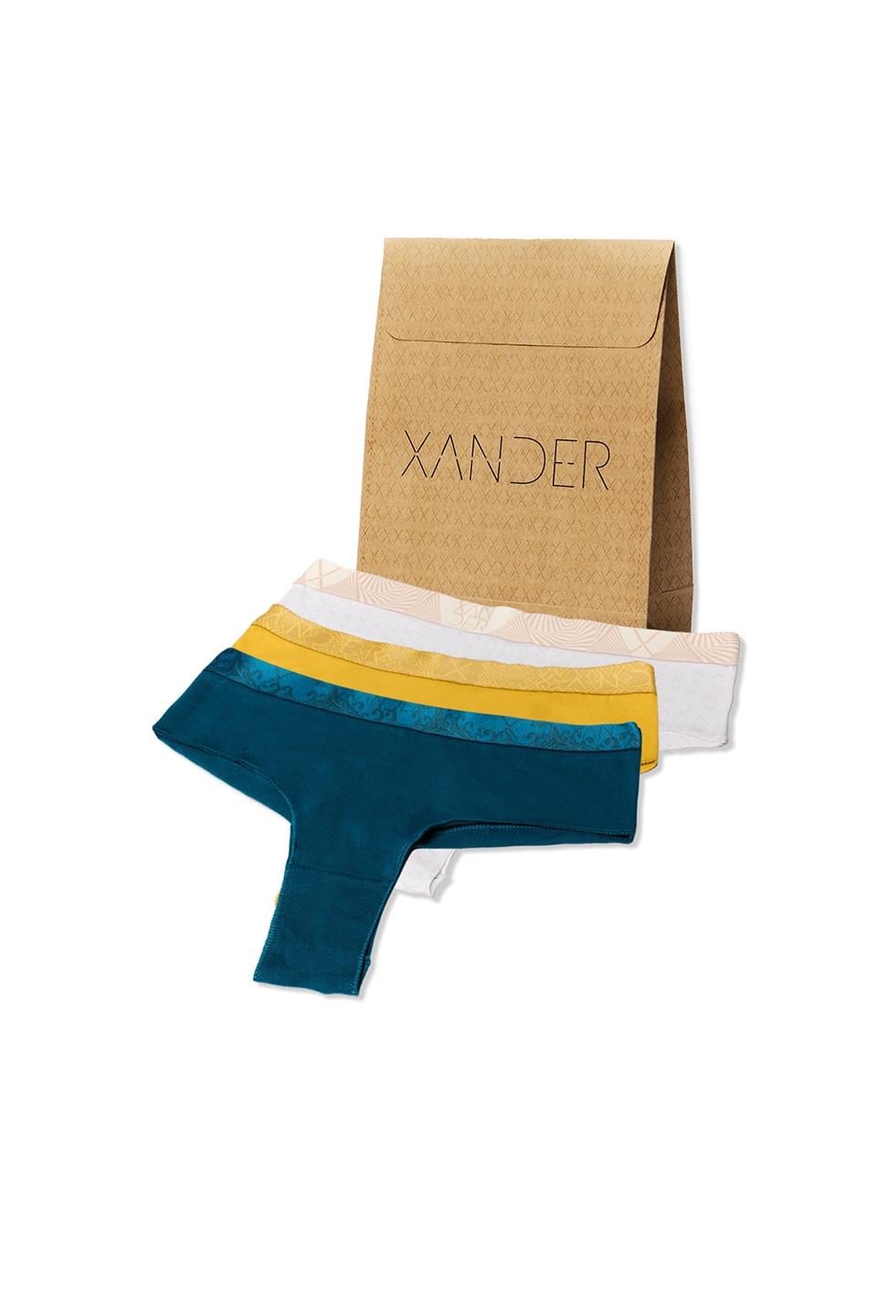 3'lü Kadın Kadın Yüksek Bel Hipster Külot - Xpack 4