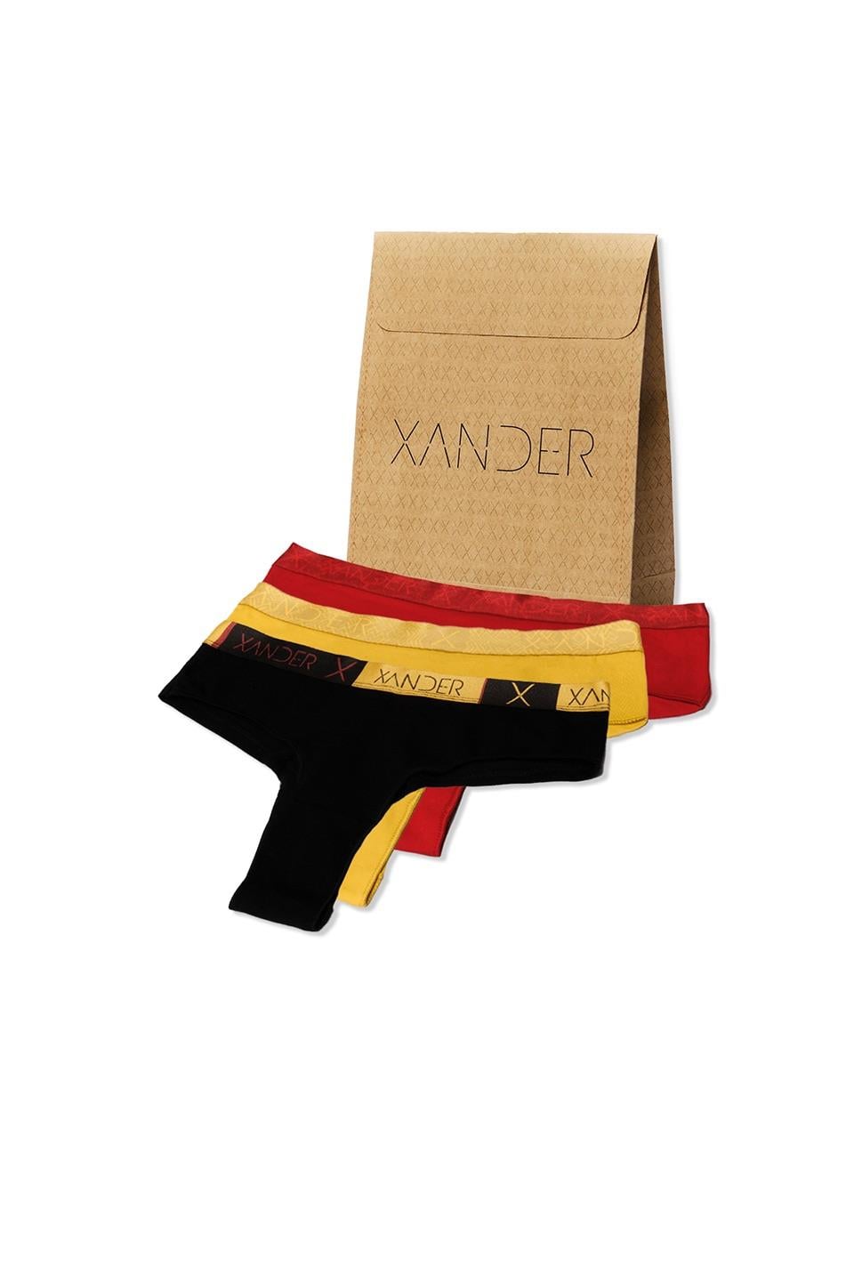 3'lü Kadın Kadın Yüksek Bel Hipster Külot - Xpack 1