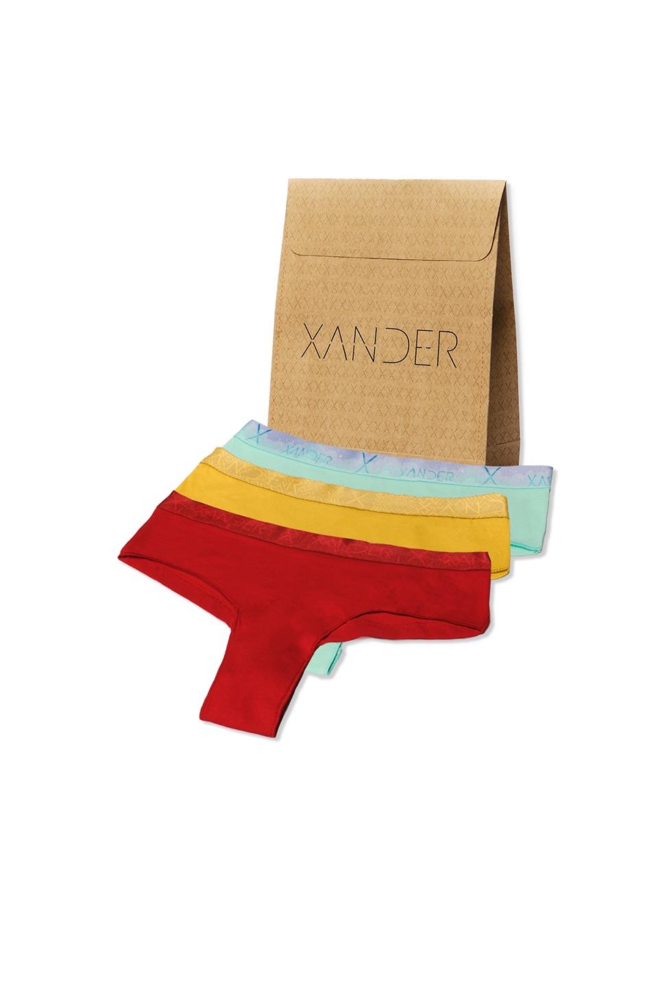 3'lü Kadın Kadın Yüksek Bel Hipster Külot - Xpack 5