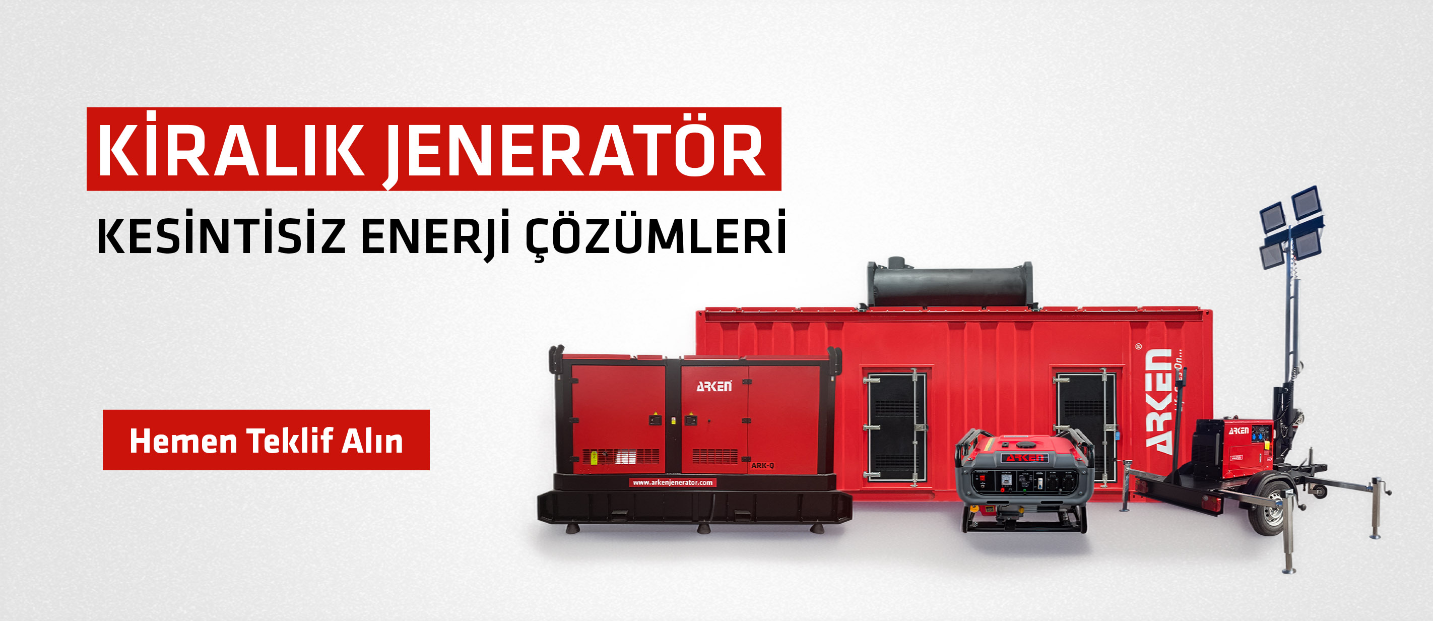 KİRALIK JENERATÖR