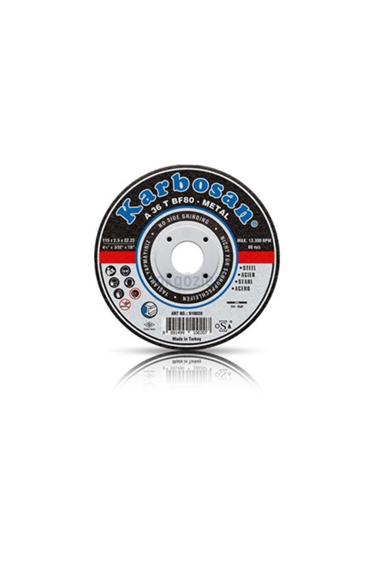 Karbosan 180x3.0x22.23m Metal Kesme Taşı 