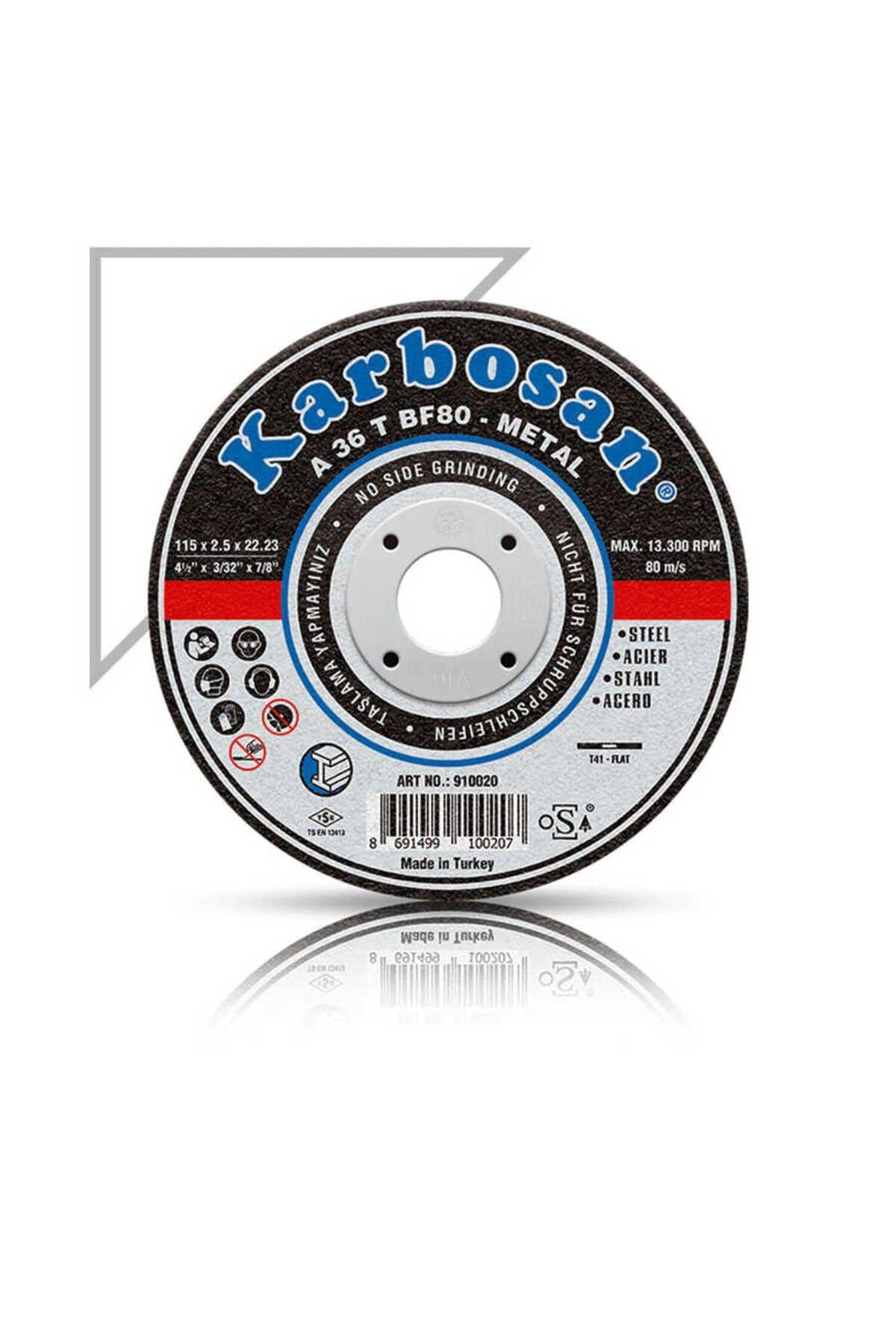 Karbosan 180x3.0x22.23m Metal Kesme Taşı 