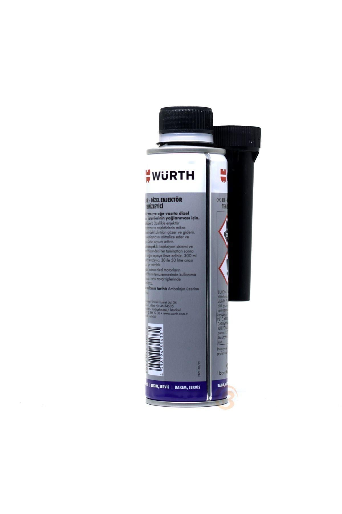 Würth Dizel Enjektör Temizleyici 300 ml