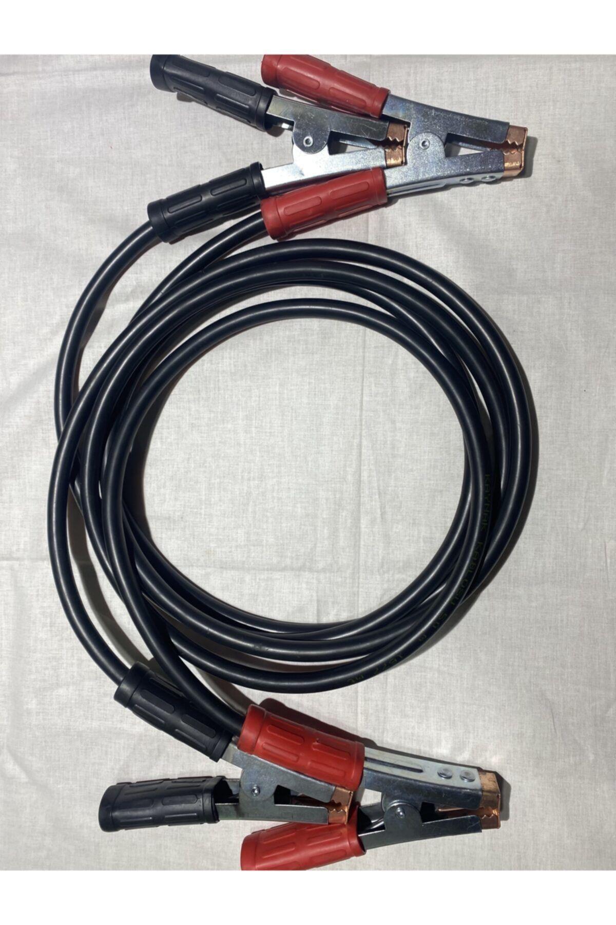 El Yapımı 1. Kalite Lehimli 50 Mm2 Bakır Kablo 2,5 Metre Akü Takviye Kablosu