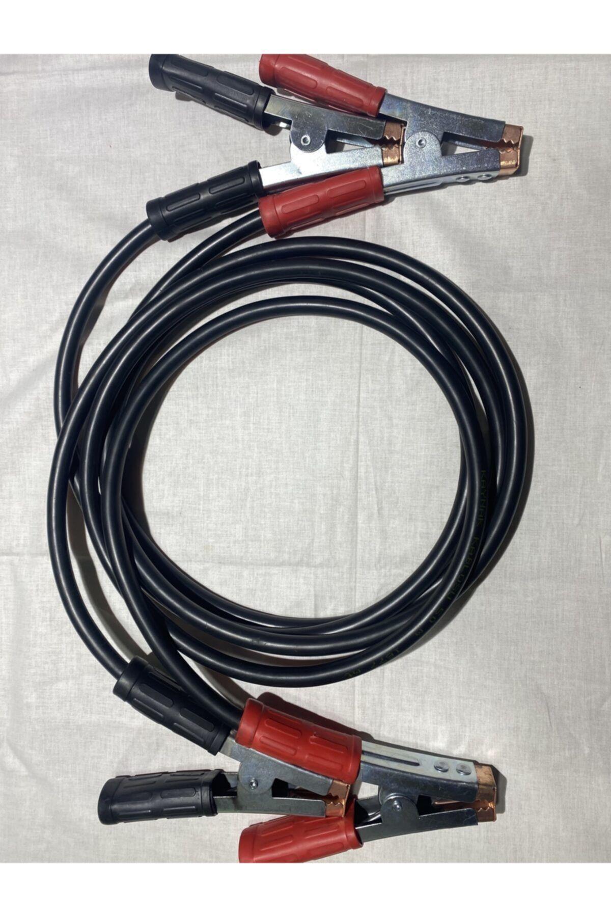 El Yapımı 2metre 1. Kalite 50 Mm2 Bakır Kablo Lehimli Akü Takviye Kablosu